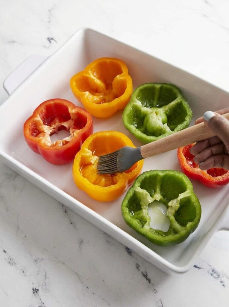 Easy Stuffed Bell Peppers with Italian Sausage and Rice