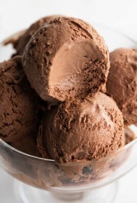 The Best Homemade Chocolate Ice Cream