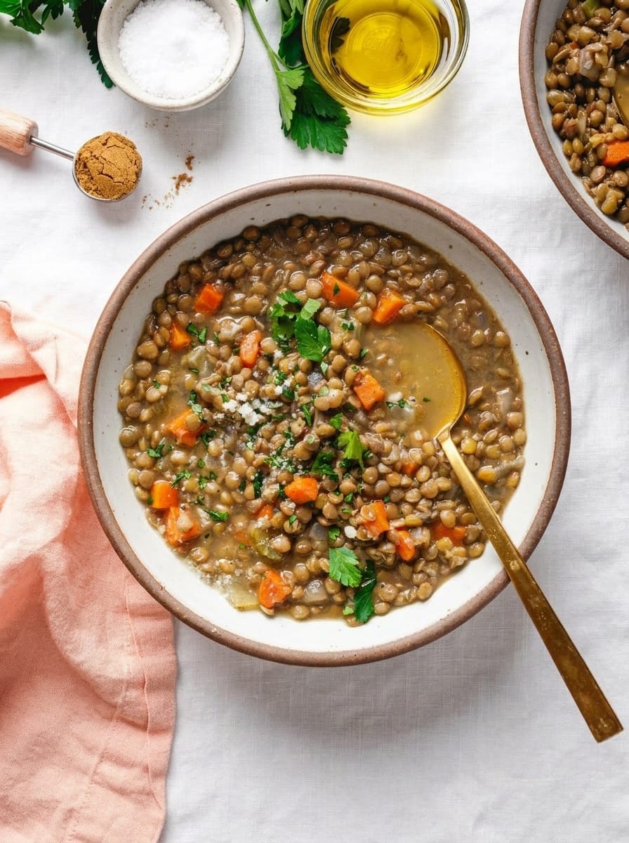 Easy Lentil Soup (7 Ingredients!) for Quick Weeknight Meals