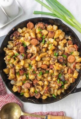 Southern Fried Potatoes and Sausage for a Hearty Meal