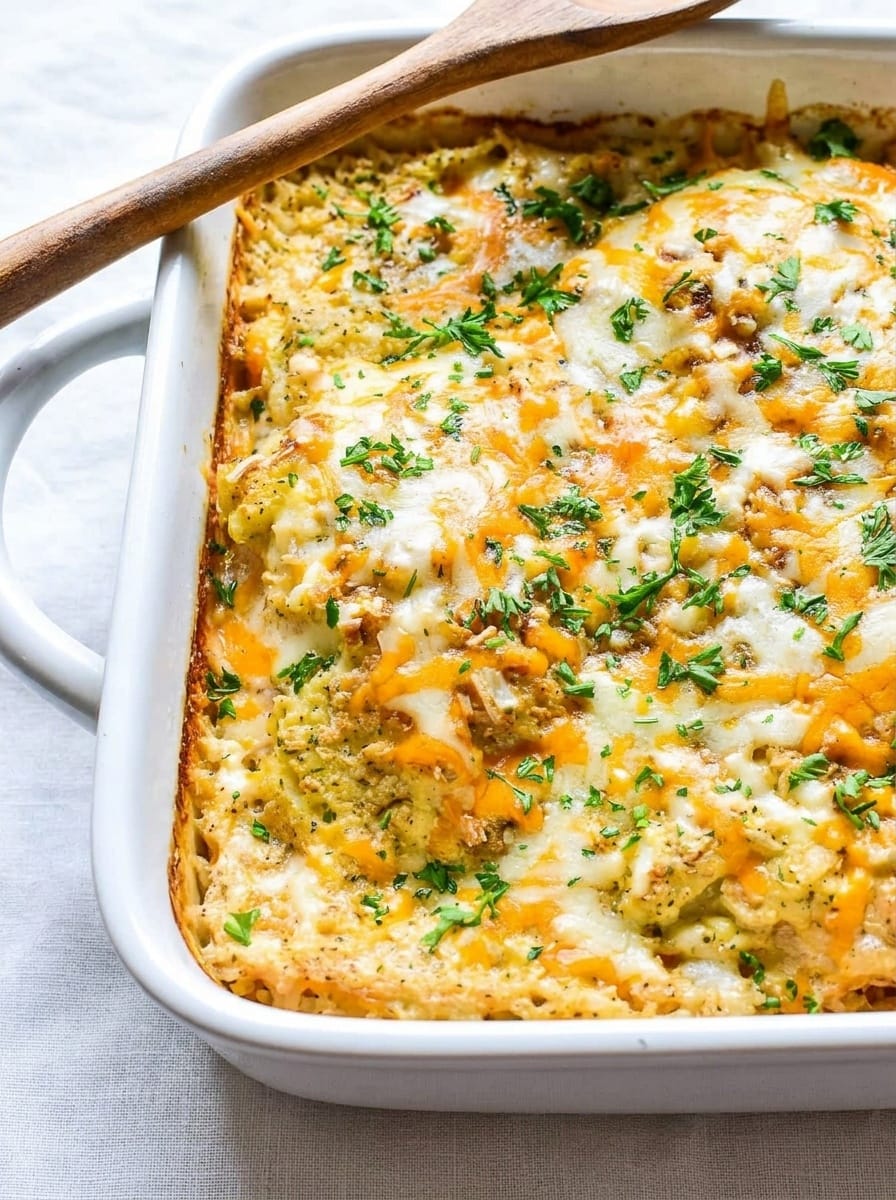 Cheesy Chicken and Rice Casserole for Family Gatherings