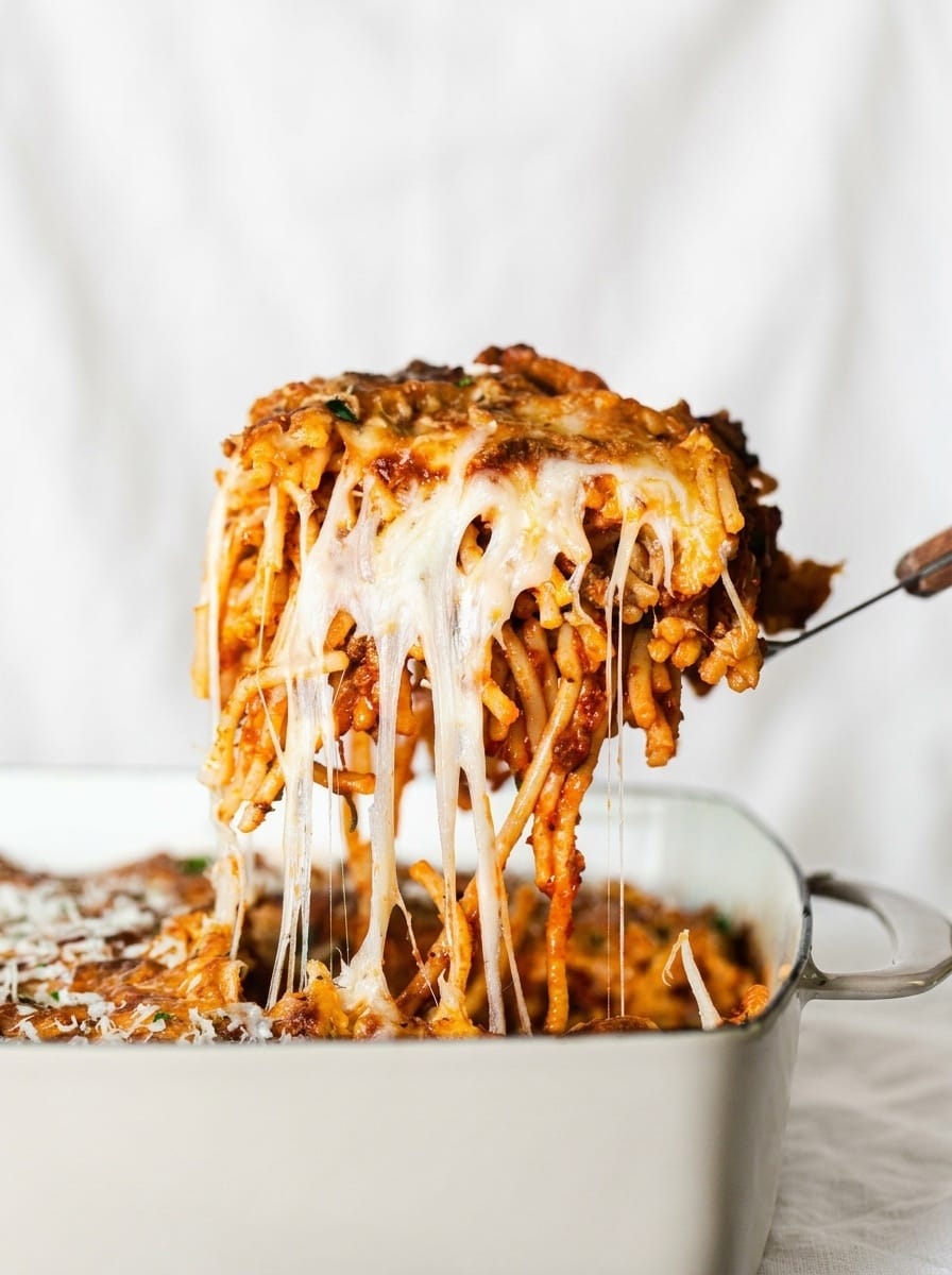Easy & Cheesy Baked Spaghetti for Cozy Family Dinners