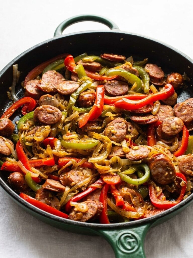 Easy Sausage and Peppers Recipe for Busy Weeknights Dinner