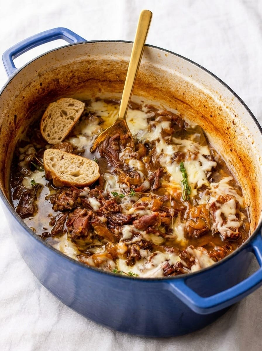 French Onion Pot Roast for Cozy Family Dinners