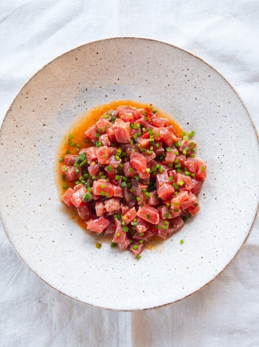 Italian Tuna Tartare for a Refreshing Appetizer