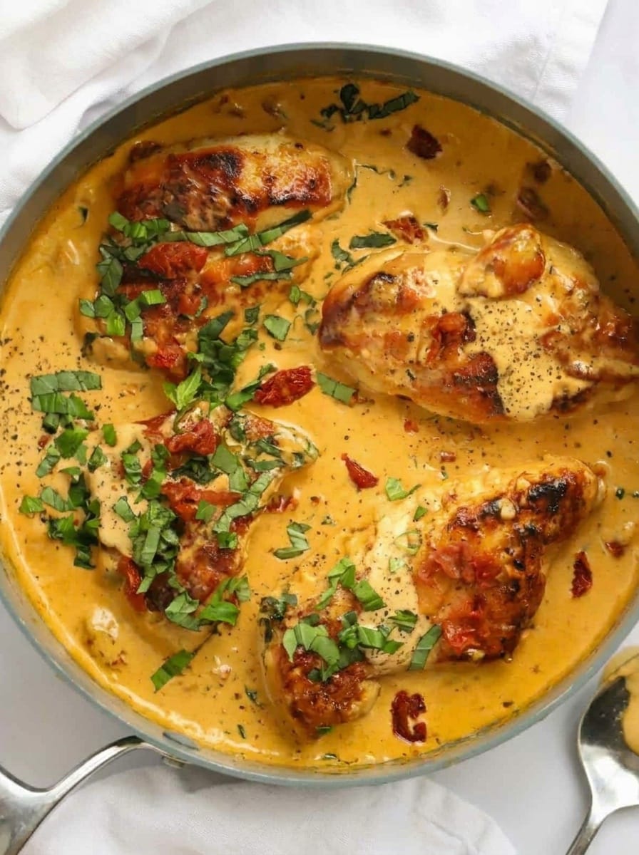 Marry Me Chicken {BEST Ever Recipe!} for Romantic Dinners