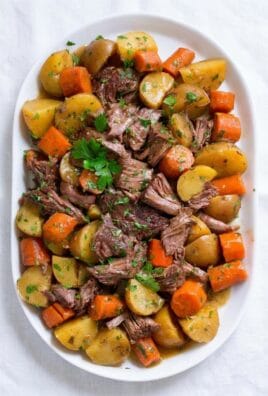 Slow Cooker Pot Roast for Hearty Family Dinners