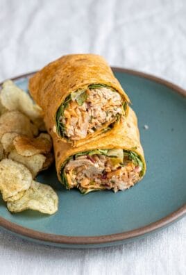 Spicy Buffalo Chicken Wraps for Two + Perfect Game Day Snack