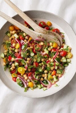 Chickpea Salad for a Fresh Picnic Option