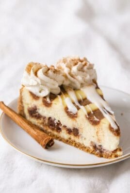 Cinnamon Roll Cheesecake for Cozy Gatherings Treat