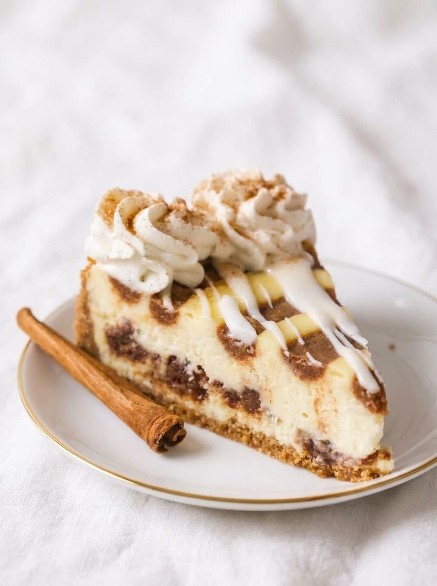 Cinnamon Roll Cheesecake for Cozy Gatherings Treat