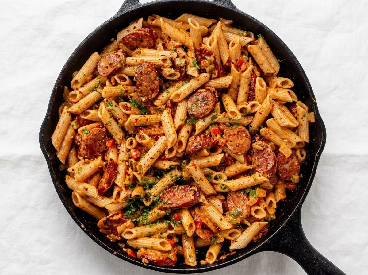 Creamy Cajun Sausage Pasta for Cozy Weeknight Meals