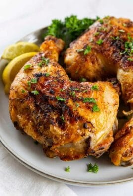 Crispy Air Fryer Chicken Leg Quarters for Quick Family Meals