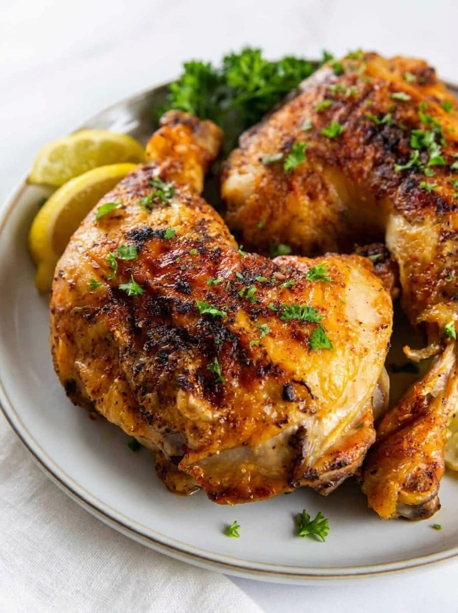 Crispy Air Fryer Chicken Leg Quarters for Quick Family Meals