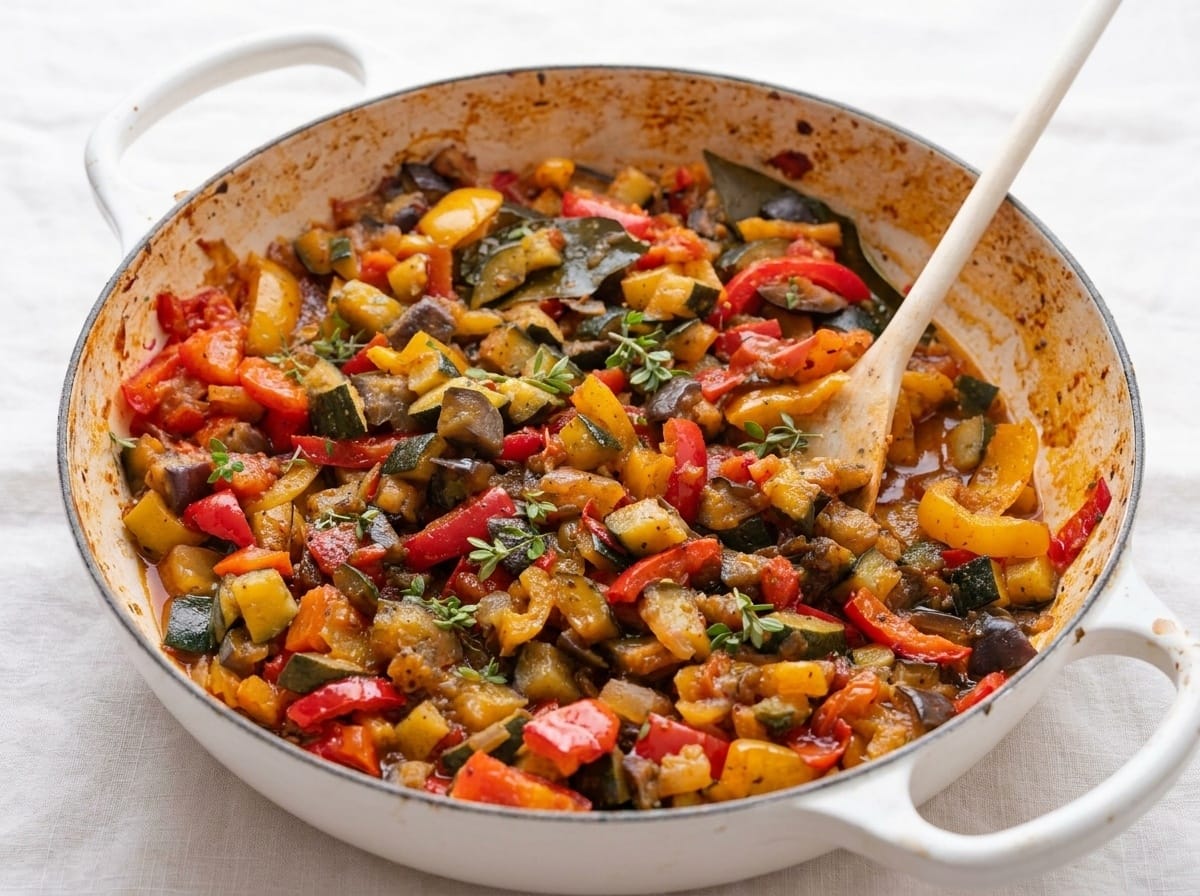 Ratatouille, traditional recipe for summer gatherings