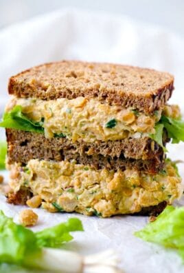 Smashed Chickpea Salad Sandwiches for Lunch Bliss