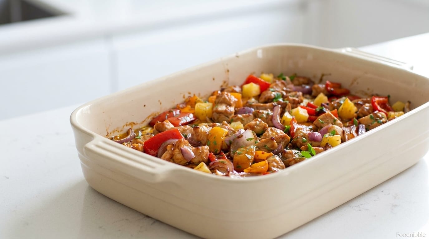 Sheet Pan Hawaiian Chicken