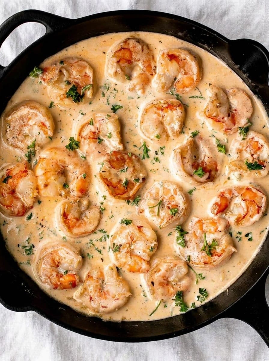 Creamy Garlic Shrimp