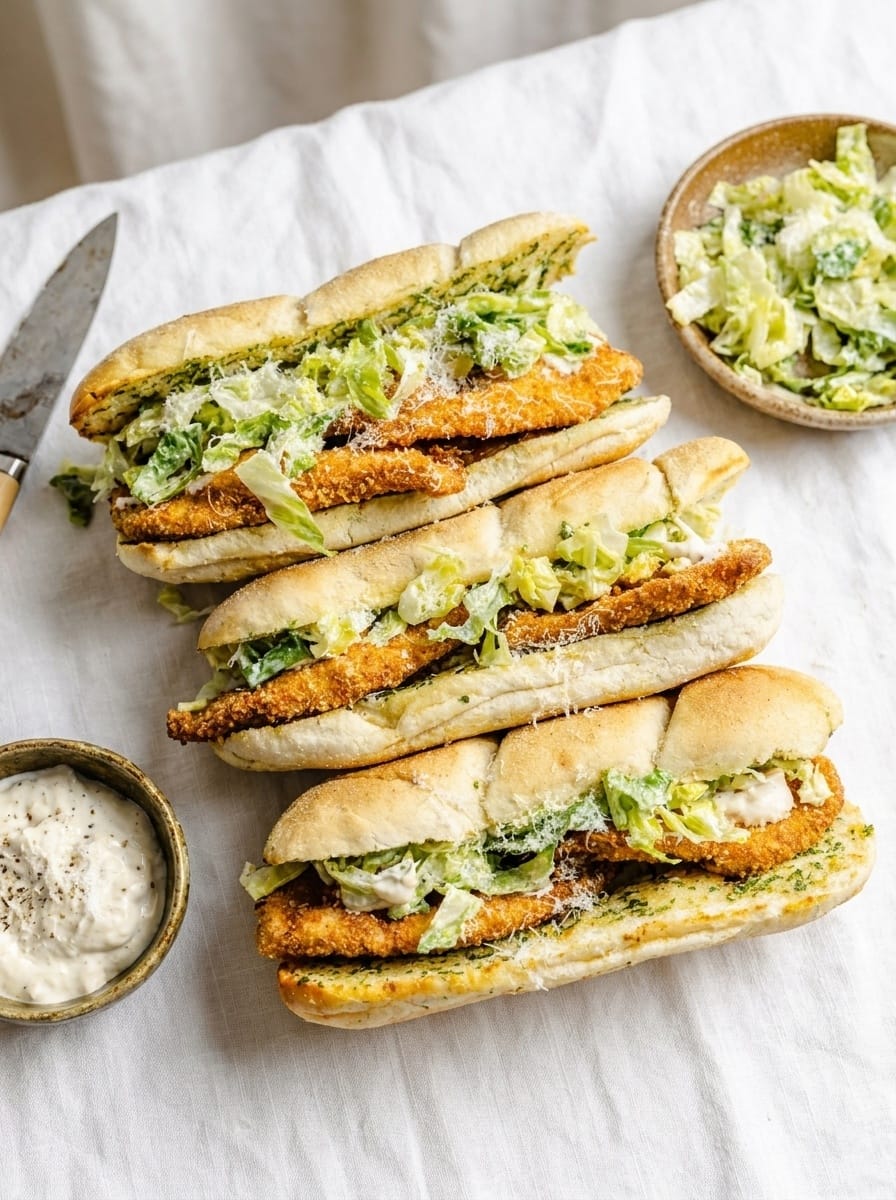 Chicken Caesar Sandwiches