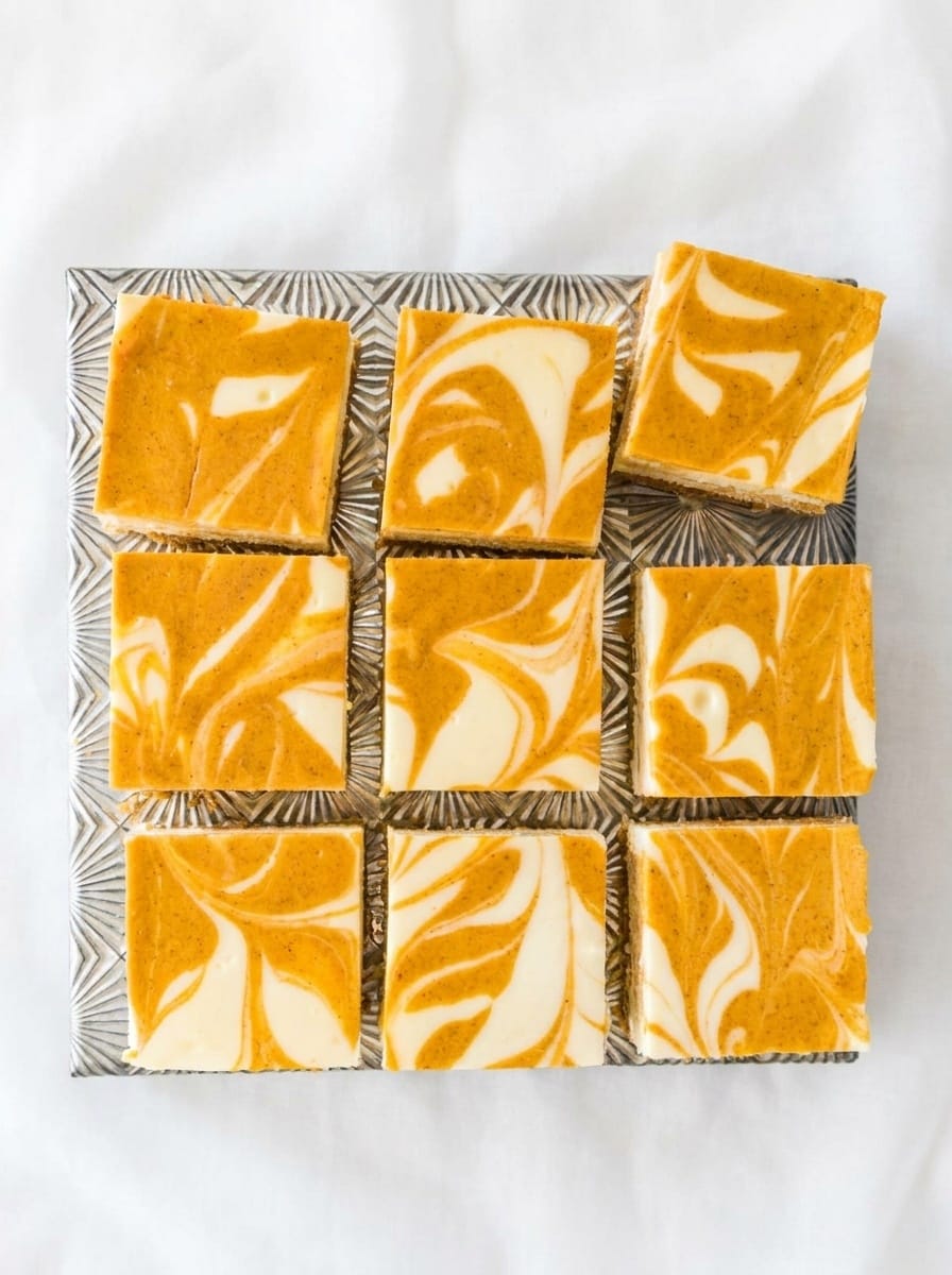 Pumpkin Cheesecake Bars