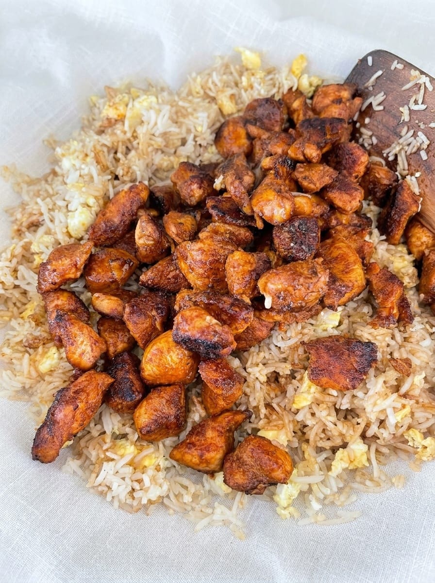 BBQ Chicken Fried Rice