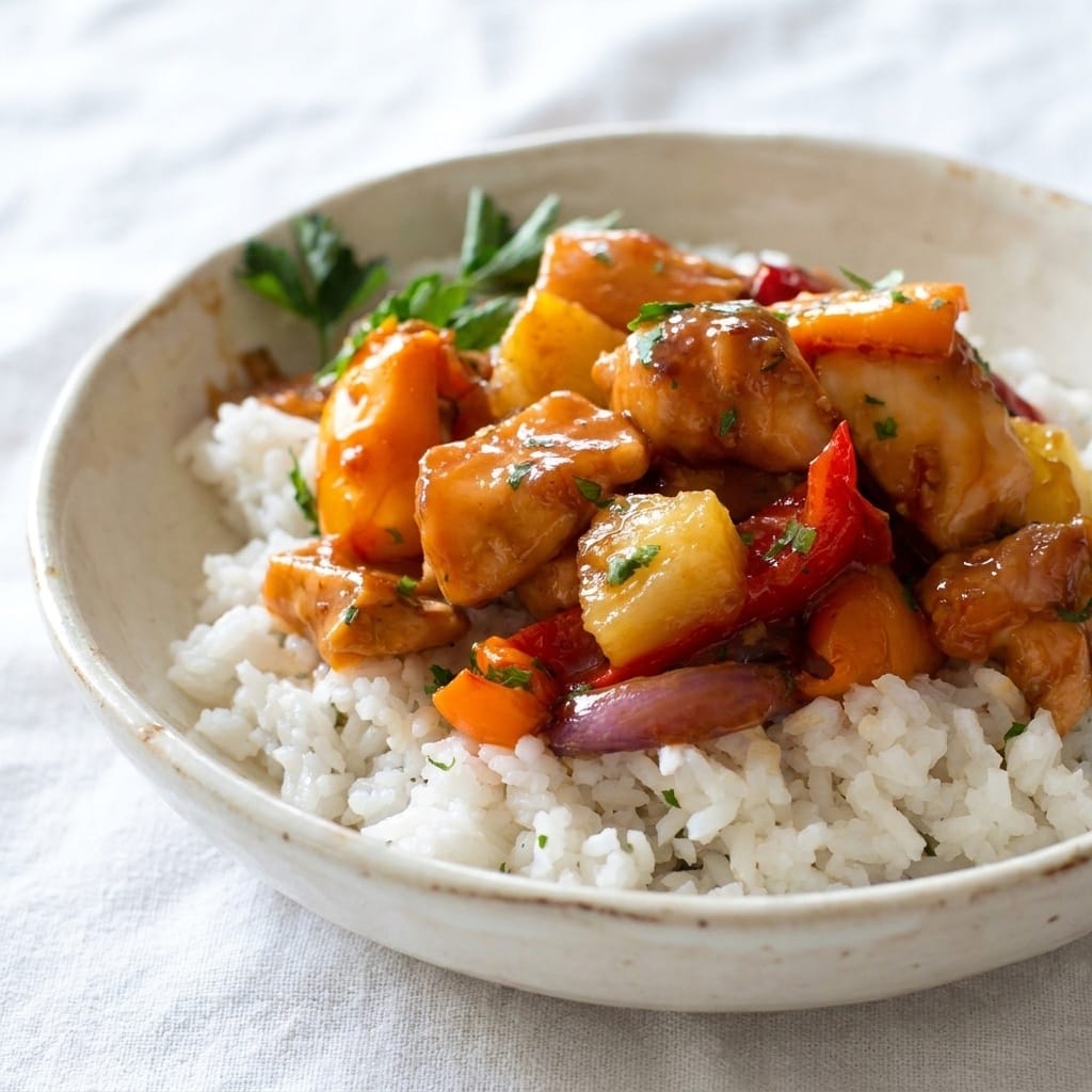 Sheet Pan Hawaiian Chicken
