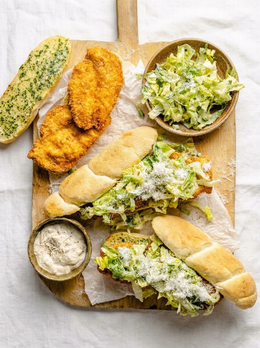 Chicken Caesar Sandwiches