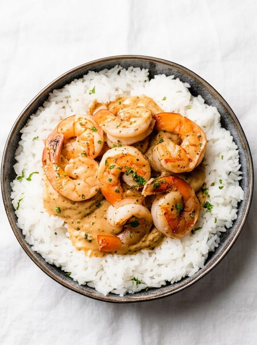 Creamy Garlic Shrimp