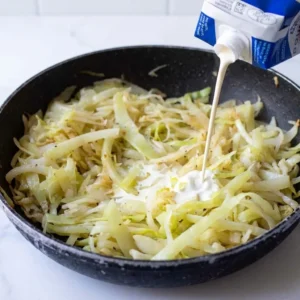 Step 3 — Cabbage Alfredo