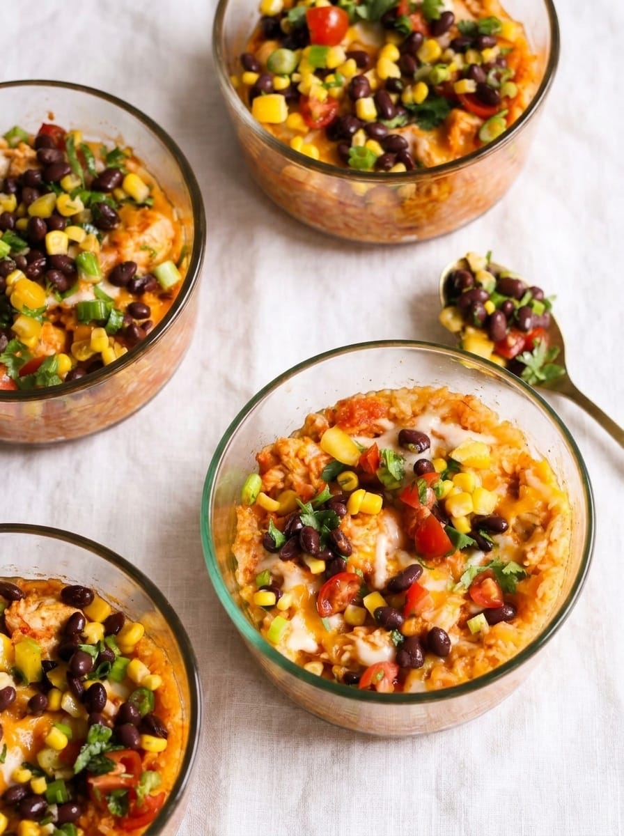 Chicken Enchilada Meal Prep Bowls for Quick Weekday Lunches