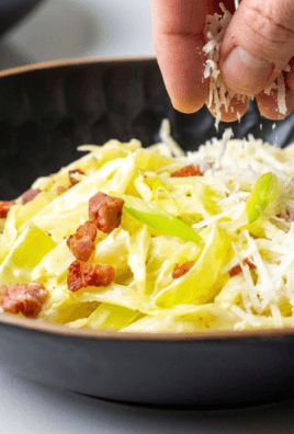 Cabbage Alfredo