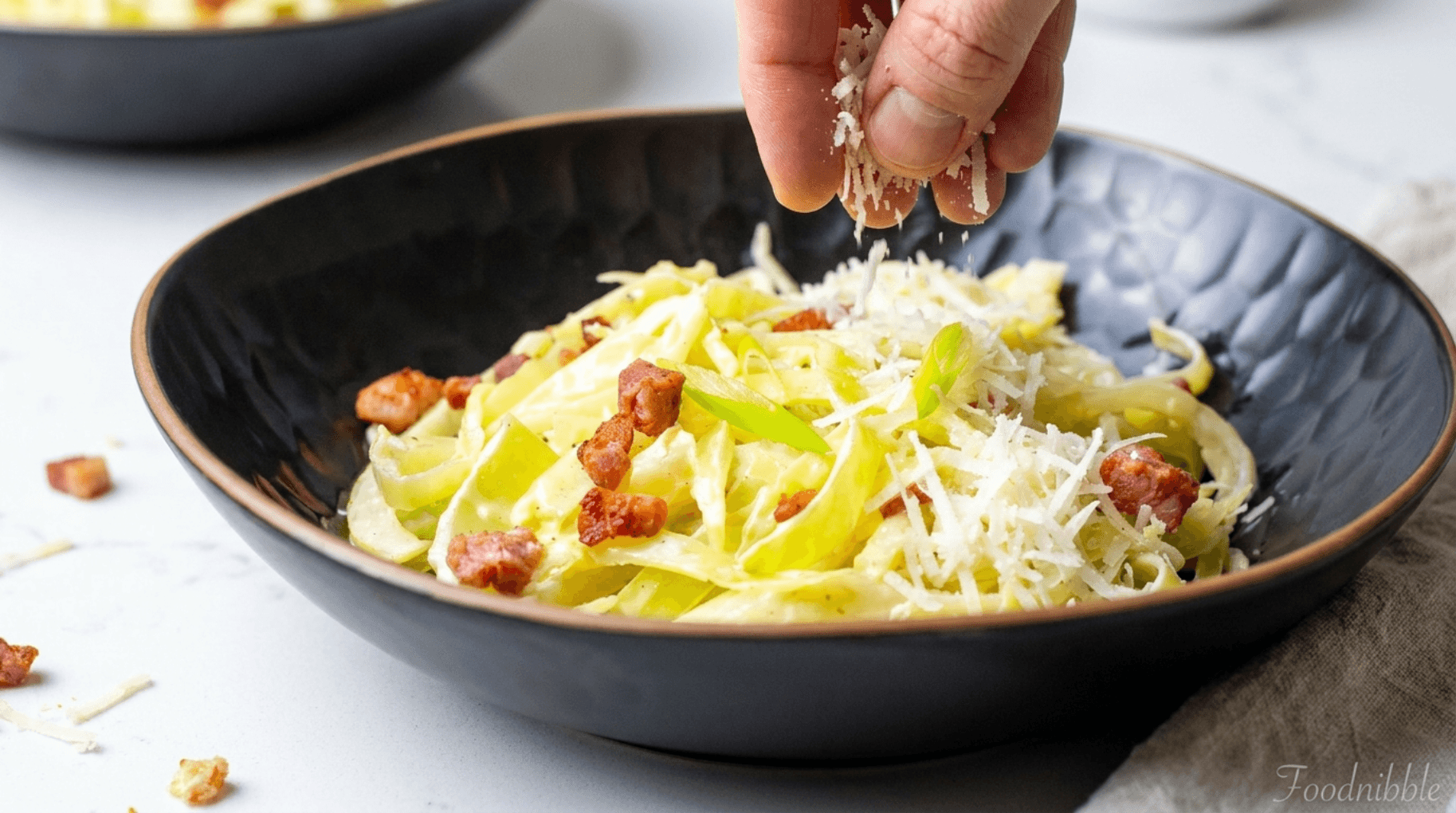 Cabbage Alfredo
