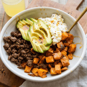 Hot Honey Ground Beef Bowls Recipe