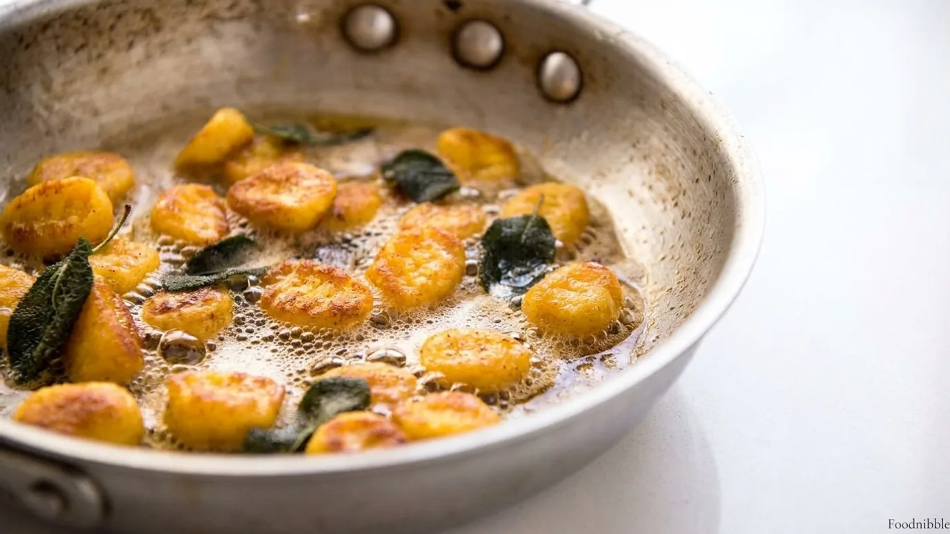 Easy Pumpkin Gnocchi with Sage Butter Sauce