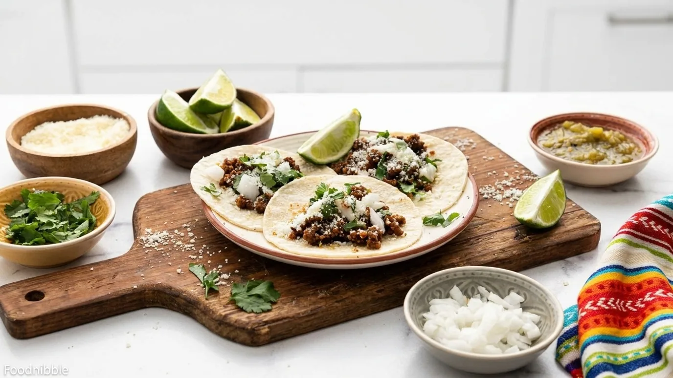 Ground Beef Street Tacos