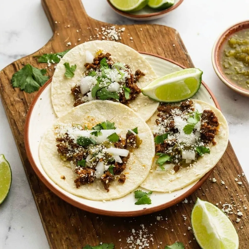 How to Make Ground Beef Street Tacos